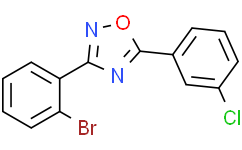 3-(2-溴苯基)-5-(3-氯苯基)-1,2,4-恶二唑