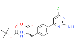 (S)-3-(4-(2-氨基-6-氯嘧啶-4-基)苯基)-2-((叔丁氧羰基)氨基)丙酸