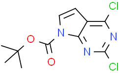 2,4-二氯-7H-吡咯并[2,3-d] 嘧啶-7-羧酸叔丁酯