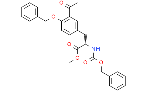 3-乙酰基-N-苄氧基羰基-4-O-苄基-L-酪氨酸甲基酯