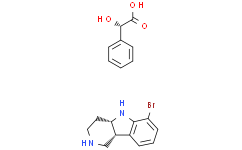 (2S)-2-羟基-2-苯基乙酸；(4aS,9bR)-6-溴-1H,2H,3H,4H,4aH,5H,9bH-吡啶[4,3-b]吲哚