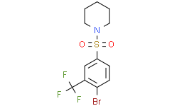 1-(4-溴-3-三氟甲基苯基磺酰基)哌啶
