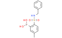 2-(N-苄基氨磺酰基)-5-甲基苯基硼酸