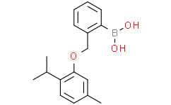 2-[(2-異丙基-5-甲基苯氧基)甲基]苯硼酸