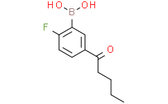 2-氟-5-戊酰基苯基硼酸