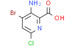 3-氨基-4-溴-6-氯吡啶-2-甲酸