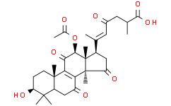 12β-Acetoxy-3β-hydroxy-7,11,15,23-tetraoxo-lanosta-8,20E-diene-26-oic acid