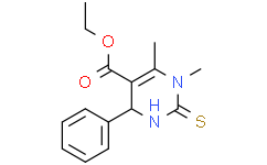 乙基 1,6-二甲基-4-苯基-2-硫羰基-1,2,3,4-四氢-5-嘧啶羧酸酯