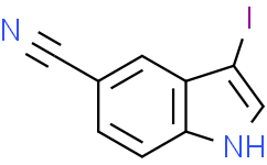3-碘-1H-吲哚-5-腈
