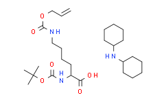 N-叔丁氧羰基-N'-烯丙氧基羰基-D-赖氨酸二环己胺盐