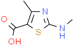 4-甲基-2-(甲基氨基)-1,3-噻唑-5-羧酸