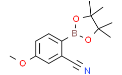 5-甲氧基-2-(4,4,5,5-四甲基-1,3,2-二氧硼杂环戊烷-2-基)苯甲腈