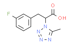 3-(3-Fluorophenyl)-2-(5-methyl-1H-1,2,3,4-tetrazol-1-yl)propanoic Acid