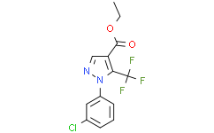 乙基1-(3-氯苯基)-5-(三氟甲基)-1H-吡唑-4-羧酸盐
