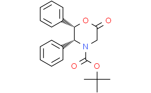 (2S,3R)-N-叔丁氧羰基-2,3-二苯基吗啉-6-酮