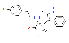 3-((4-氟苯乙基)氨基)-1-甲基-4-(2-甲基-1H-吲哚-3-基)-1H-吡咯-2,5-二酮