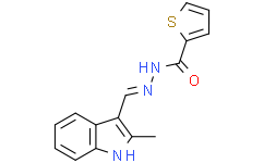 N'-((2-甲基-1H-吲哚-3-基)亚甲基)噻吩-2-甲酰肼