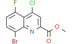 Methyl 8-bromo-4-chloro-5-fluoroquinoline-2-carboxylate