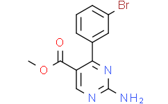 2-氨基-4-(3-溴苯基)嘧啶-5-羧酸甲酯