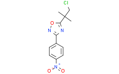 5-(1-氯-2-甲基丙-2-基)-3-(4-硝基苯基)-1,2,4-恶二唑