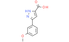 5-(3-甲氧基苯基)-1h-吡唑-3-羧酸