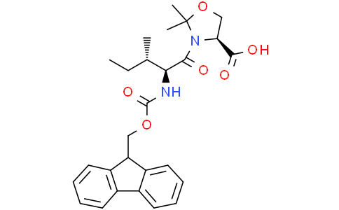 (S)-3-((2S,3S)-2-((((9H-芴-9-基)甲氧基)羰基)氨基)-3-甲基戊酰基)-2,2-二甲基恶唑烷-4-羧酸