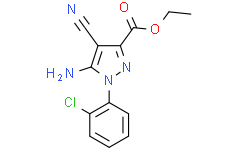5-氨基-1-(2-氯苯基)-4-氰基吡唑-3-羧酸乙酯
