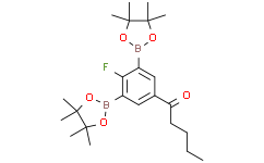 2-Fluoro-5-pentanoyl-1,3-phenylenediboronic acid, pinacol ester