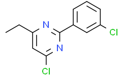 4-氯-2-(3-氯苯基)-6-乙基嘧啶