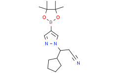 3-环戊基-3-[4-(4-(4,4,5,5-四甲基-1,3,2-二氧杂硼硼烷-2-基)-1H-吡唑-1-基]丙腈