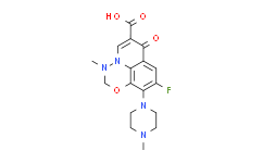 9-氟-3-甲基-10-(4-甲基哌嗪-1-基)-7-氧代-3,7-二氢-2H-[1,3,4]恶二嗪[6,5,4-ij]喹啉-