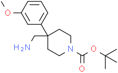 4-(氨基甲基)-4-(3-甲氧基苯基)哌啶-1-羧酸叔丁酯
