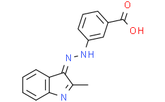 3-[2-(2-methyl-3H-indol-3-ylidene)hydrazino]benzoic acid