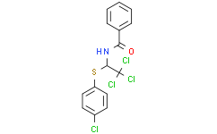 N-[2,2,2-trichloro-1-(4-chlorophenyl)sulfanylethyl]benzamide