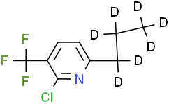 2-Chloro-3-trifluoromethyl-6-(n-propyl-d7)-pyridine
