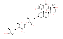 Qingyangshengenin 3-O-β-D-oleandropyranosyl-(1→4)-β-D-cymaropyranosyl-(1→4)-β-D-digitoxopyranoside