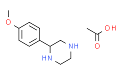 2-(4-Methoxy-phenyl)-piperazine hydrogen acetate