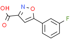 5-(3-氟苯基)异恶唑-3-羧酸