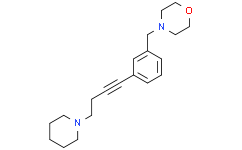 4-(3-(4-(Piperidinyl)but-1-ynyl)benzyl)morpholine