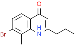 7-溴-8-甲基-2-丙基喹啉-4-醇