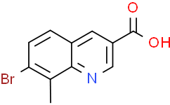 7-溴-8-甲基喹啉-3-羧酸