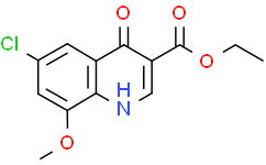 6-氯-4-羥基-8-甲氧基喹啉-3-羧酸乙酯