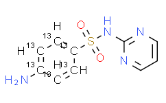 磺胺嘧啶-13C6標(biāo)準(zhǔn)品