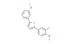 2-(4-甲氧基-3-甲基苯基)-5-(3-甲氧基苯基)噻吩