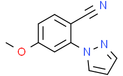 4-甲氧基-2-(1H-吡唑-1-基)苯甲腈