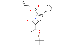 (5R,6S)-Allyl 6-((R)-1-((tert-butyldimethylsilyl)oxy)ethyl)-7-oxo-3-((R)-tetrahydrofuran-2-yl)-4-thia-1-azabicyclo[3.2.0]hept-2-ene-2-carboxylate