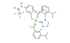 [1,3-二(2,6-二-异丙基苯基)-4,5-二氢咪唑-2-亚基]-[2-异丙氧基-5-(三氟乙酰氨基)苯基]亚甲基钌(II),二氯