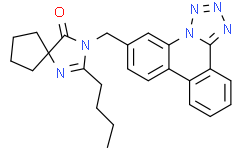 2-丁基-3-(四唑并[1,5-f]菲啶-6-基甲基)-1,3-二氮杂螺[4.4]壬-1-烯-4-酮