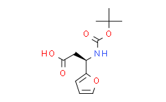 Boc-（R）-3-氨基- 3-（2-呋喃基）丙酸