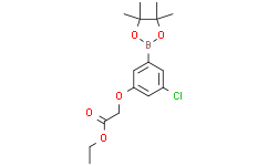 3-氯-5-(乙氧基羰基甲氧基)苯基硼酸,频哪醇酯